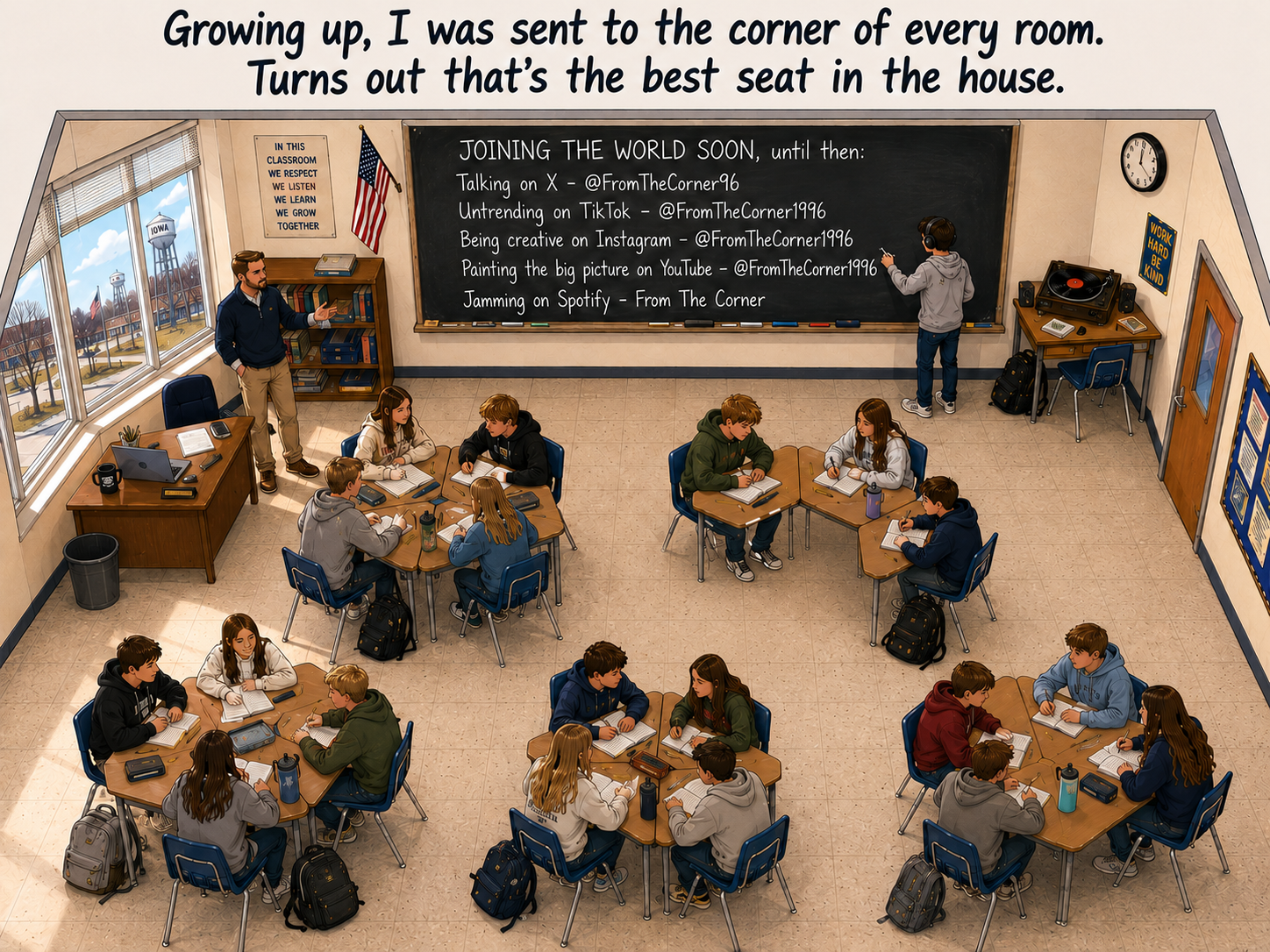 From The Corner classroom illustration